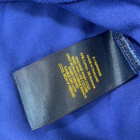 Polo by Ralph Lauren Women's Royal Blue Short Sleeve Tee, Size Medium - Picture 4 of 5
